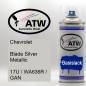 Preview: Chevrolet, Blade Silver Metallic, 17U / WA636R / GAN: 400ml Sprühdose, von ATW Autoteile West.